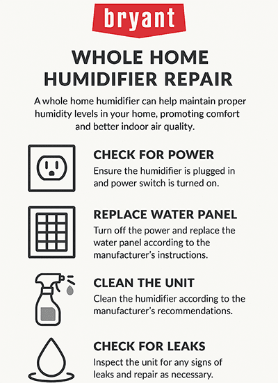 ultrasonic humidifier problems and solutions infographic