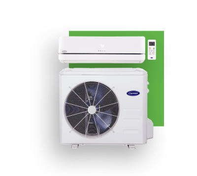 Ductless Ac Mini Split Systems Carrier Residential - Wall Mounted Heating And Air Conditioner
