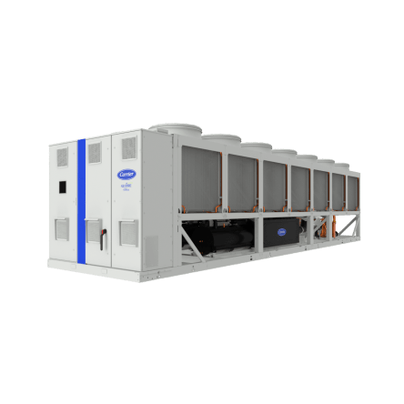 carrier-30KAVIZE-air-cooled-variable-speed-screw-liquid-chiller-front-right