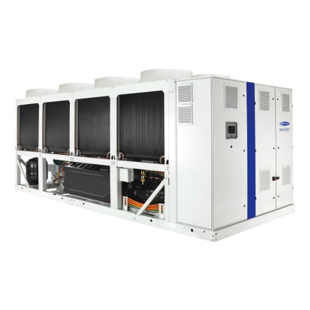 carrier-30KAV-variable-speed-screw-liquid-chiller-back-left