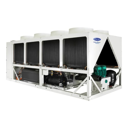 carrier-30KAVPZE-variable-speed-screw-liquid-chiller-back-left