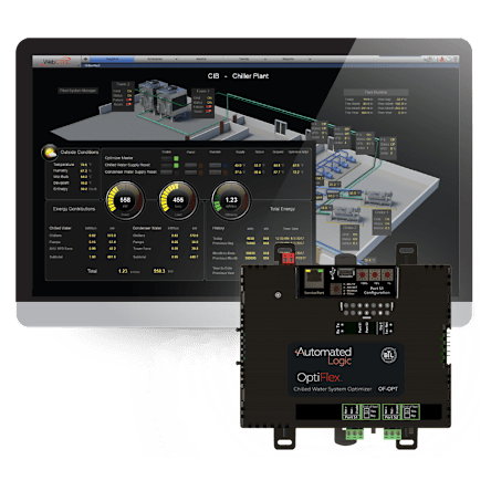 Chilled-water-system-optimizer-controller-model-OPT-ALC-with-ipad
