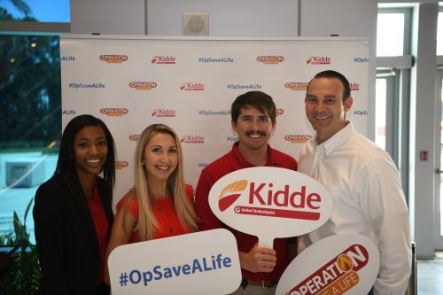 DSC_1475 Since 2002, Kidde has donated over 1.5 million smoke and carbon monoxide alarms to fire departments through the Operation Save A Life program.