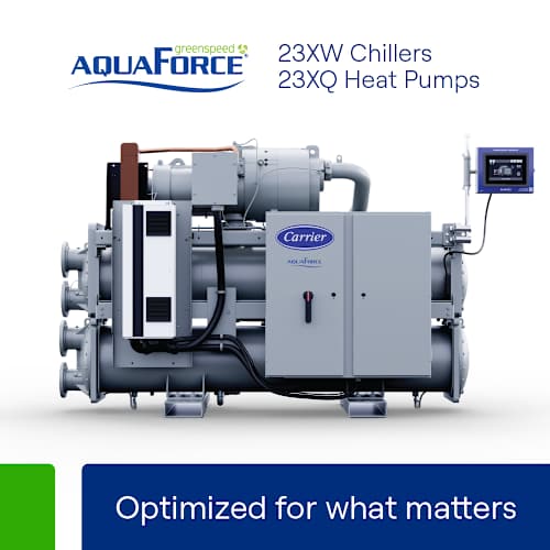 AquaForce® 23XQ/XW Chillers & Heat Pumps | Carrier Commercial