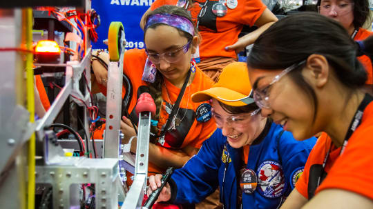 Our communities building a brighter future, students