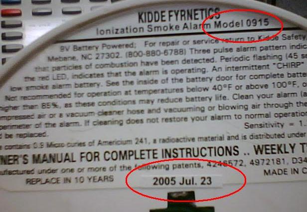 How to Find the Manufacture Date on an Alarm | Kidde