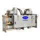 The 30HX units are high-efficiency, indoor water-cooled or condenserless chillers. 
