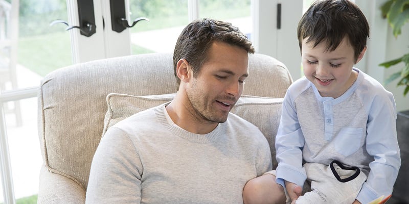 father-son-reading