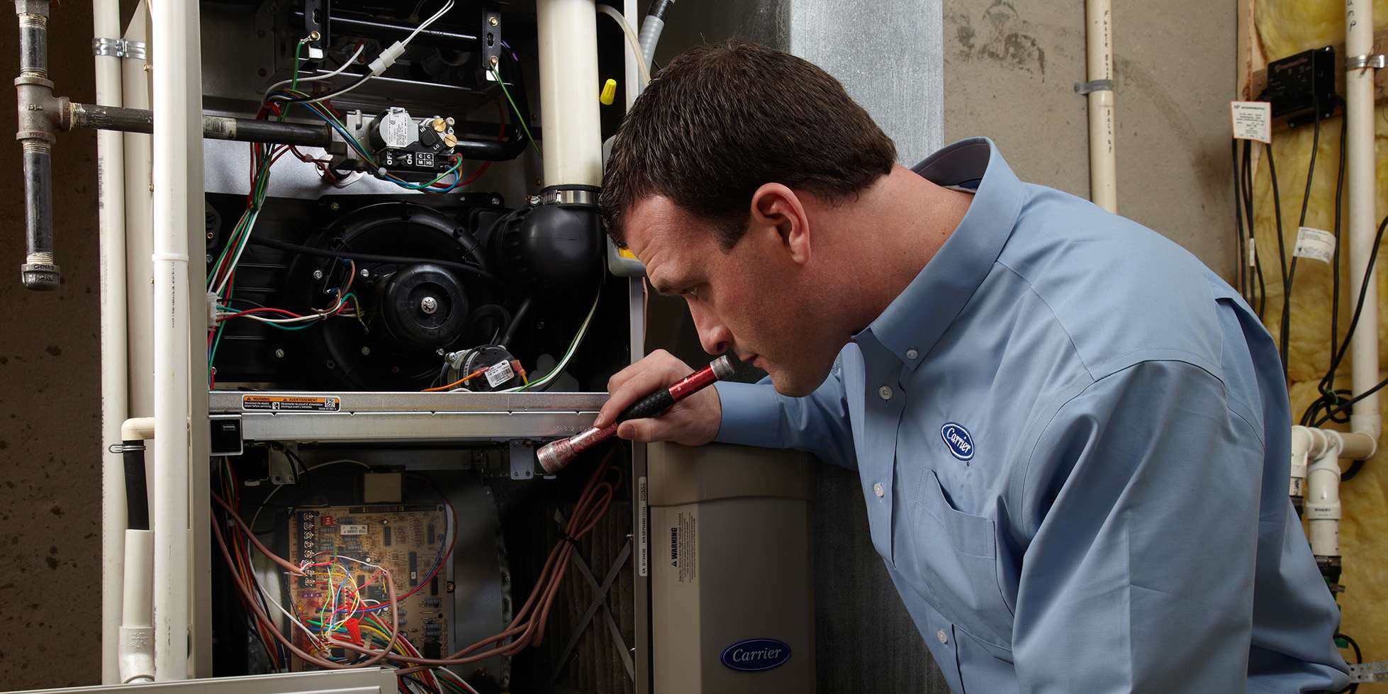 a-carrier-dealer-investigating-burning-smell-in-house