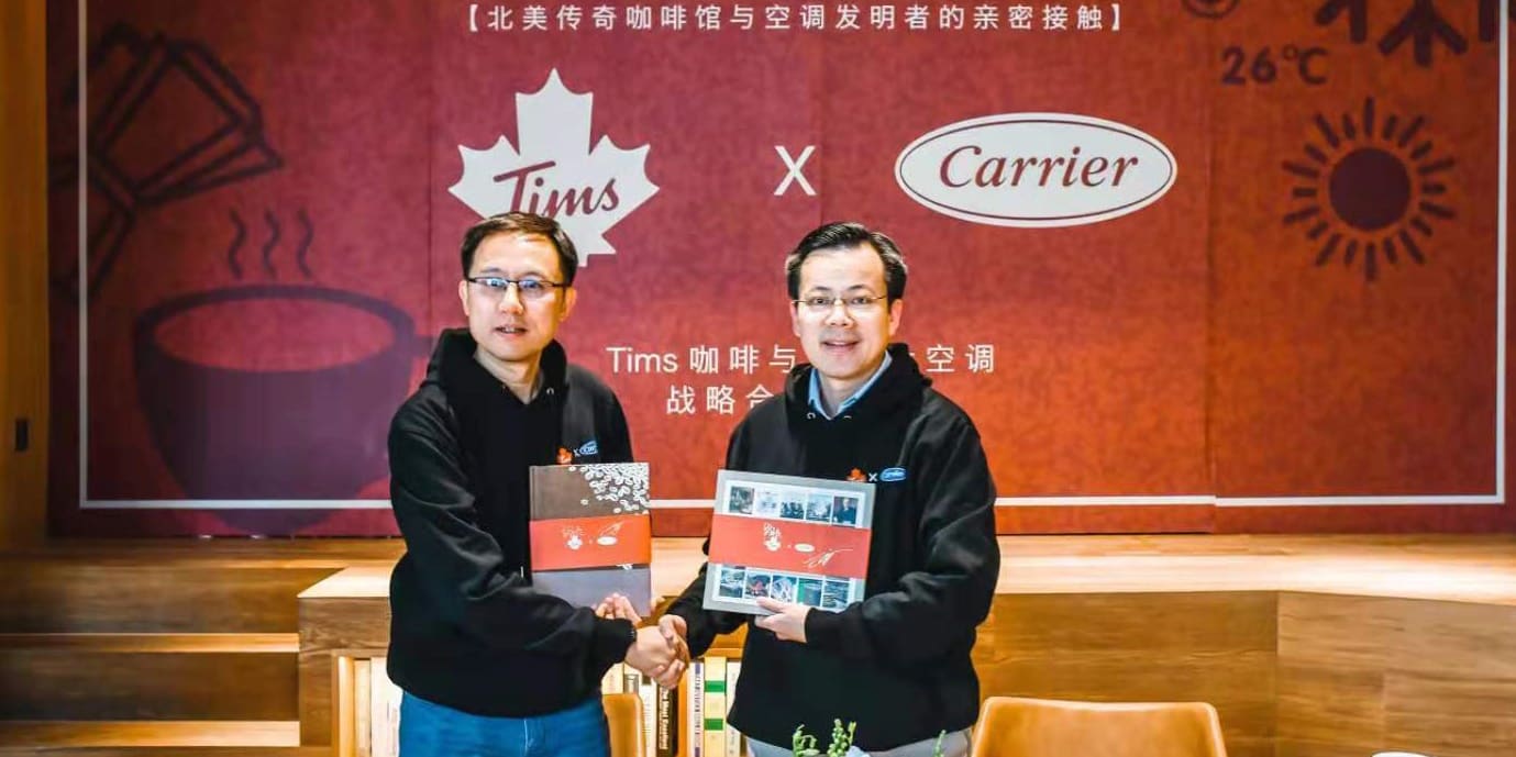 carrier-tim-hortons-commemorate-strategic-agreement