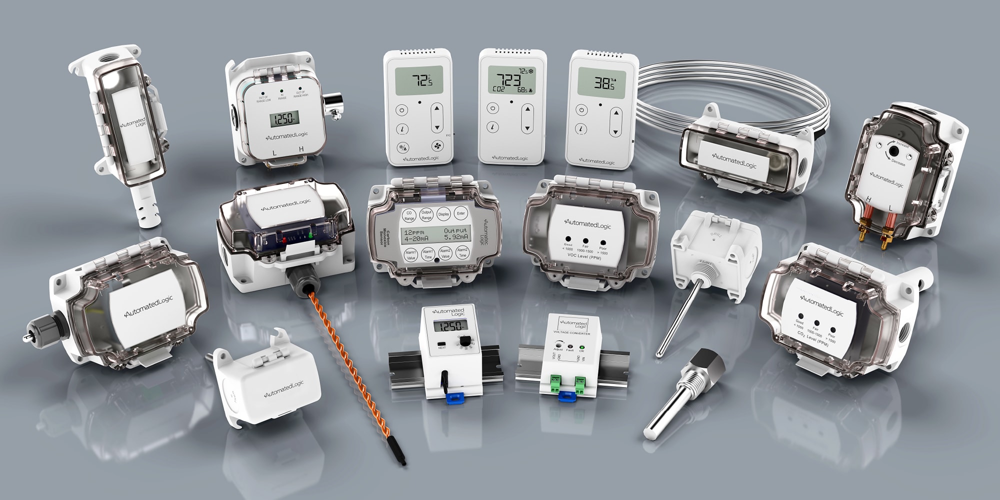 Automated Logic Sensors - Benefit from reliable information delivered via our growing range of sensors for HVAC applications
