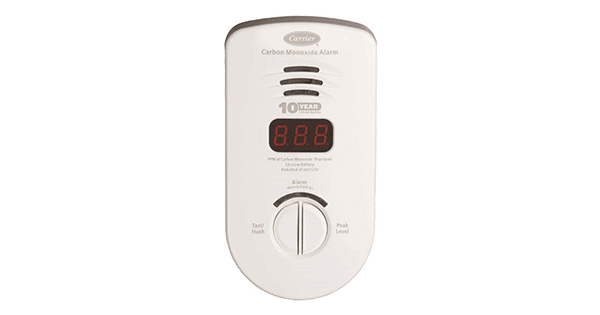 A carbon monoxide detector going off as homeowner wonders what to do if my carbon monoxide alarm goes off.