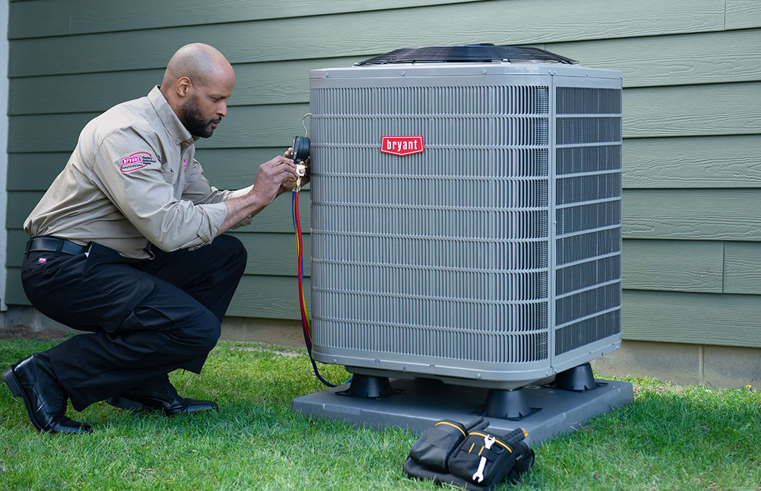 a bryant dealer installs a properly sized air conditioner a bryant dealer installs a properly sized air conditioner