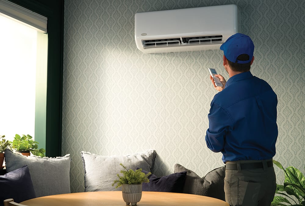 carrier dealer finishes 3 zone mini split installation carrier dealer finishes 3 zone mini split installation