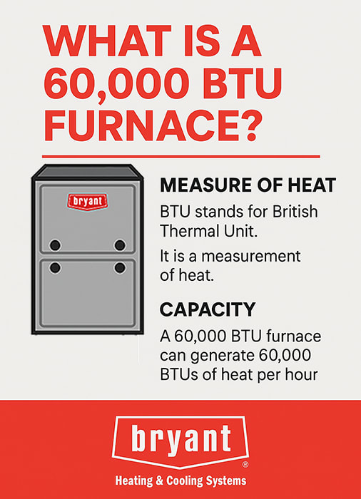 Bryant 60,000 BTU Furnace Infographic