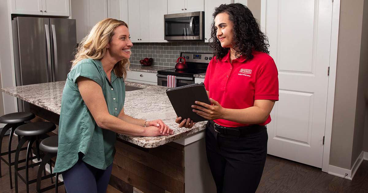 a bryant dealer and homeowner discuss coastal hvac options