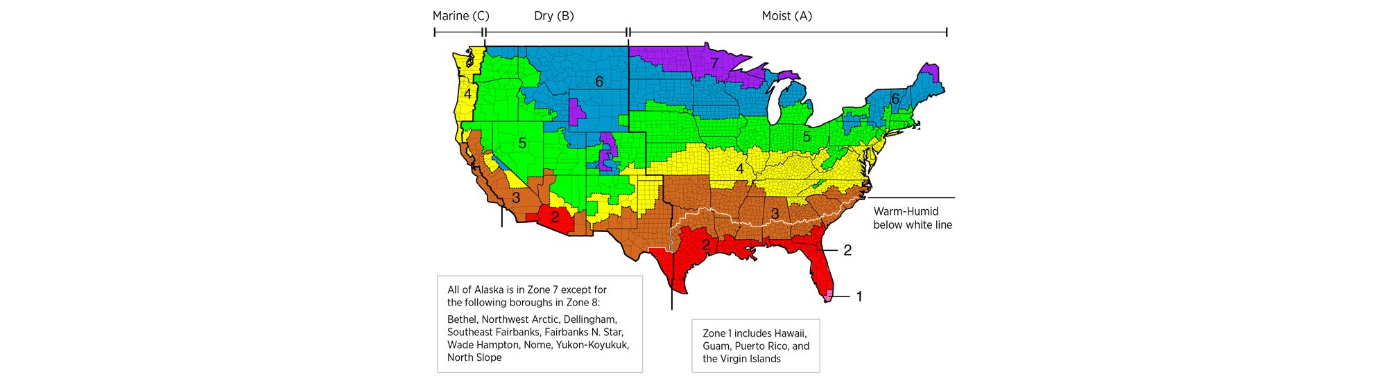 Iecc Climate Zone Map