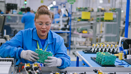 Suppliers worker, woman