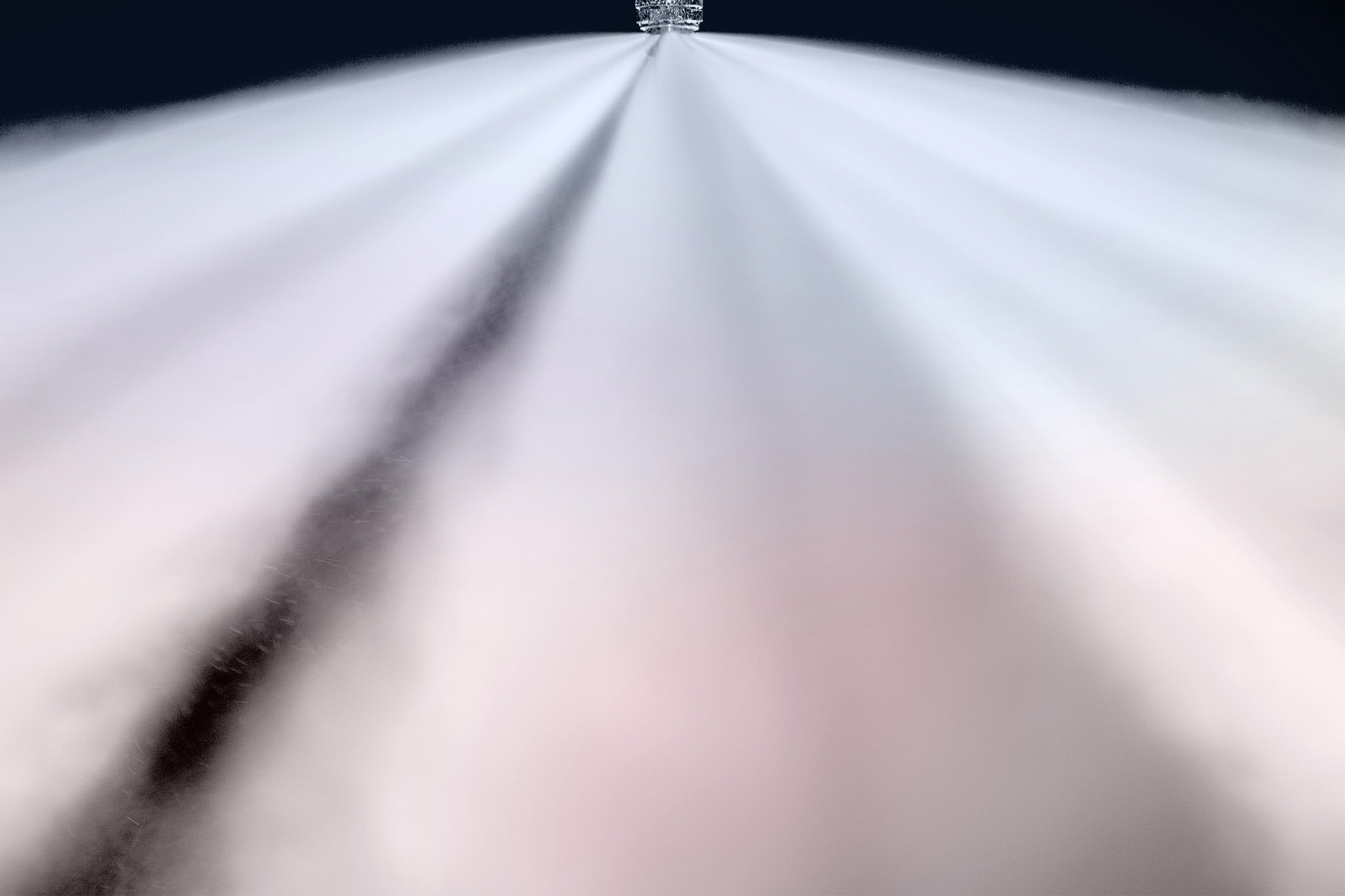 Water mist discharge with a Marioff HI-FOG sprinkler. Water mist discharge with a Marioff HI-FOG sprinkler.