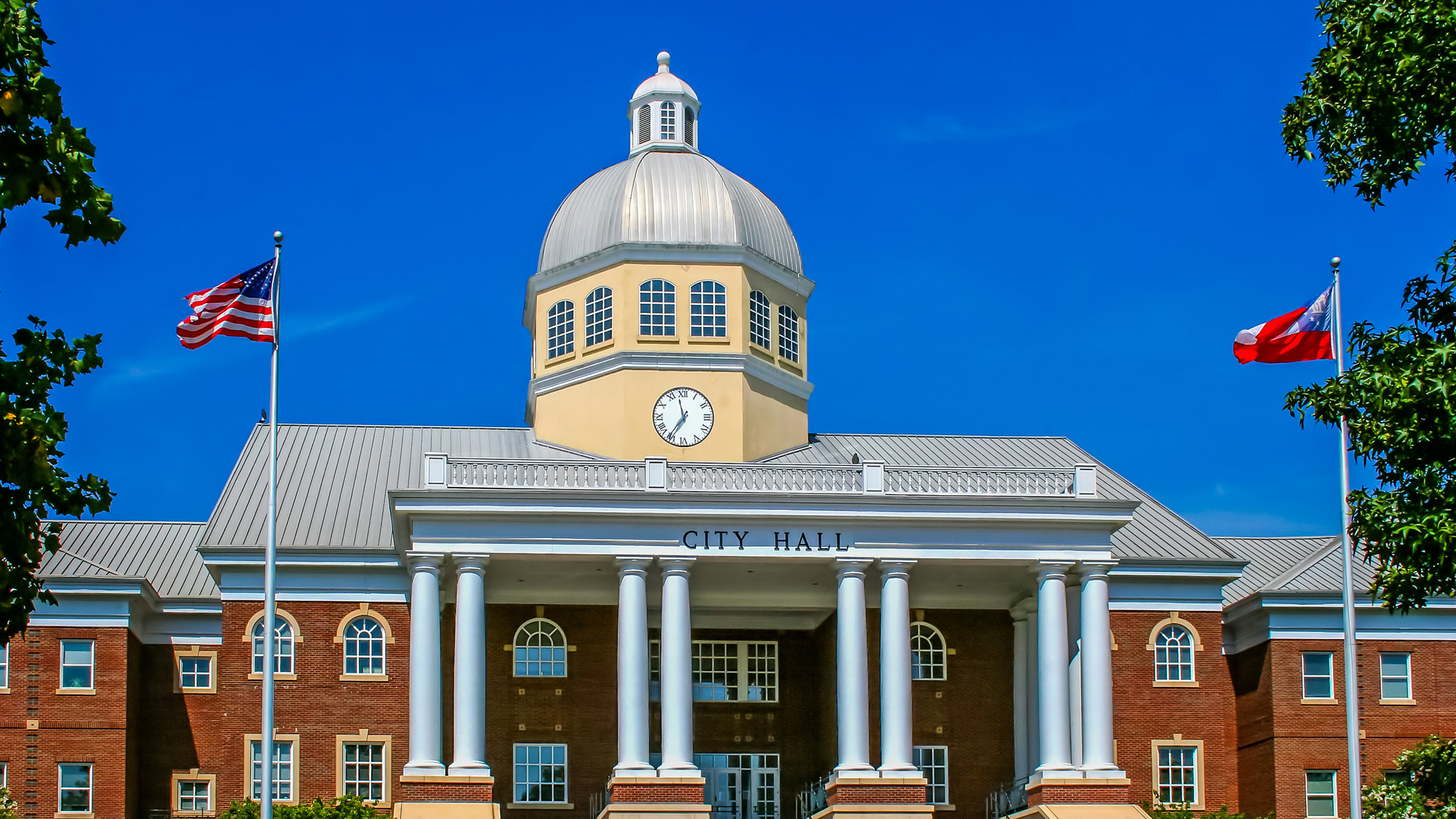 carrier-city-hall-exterior-on-sunny-day