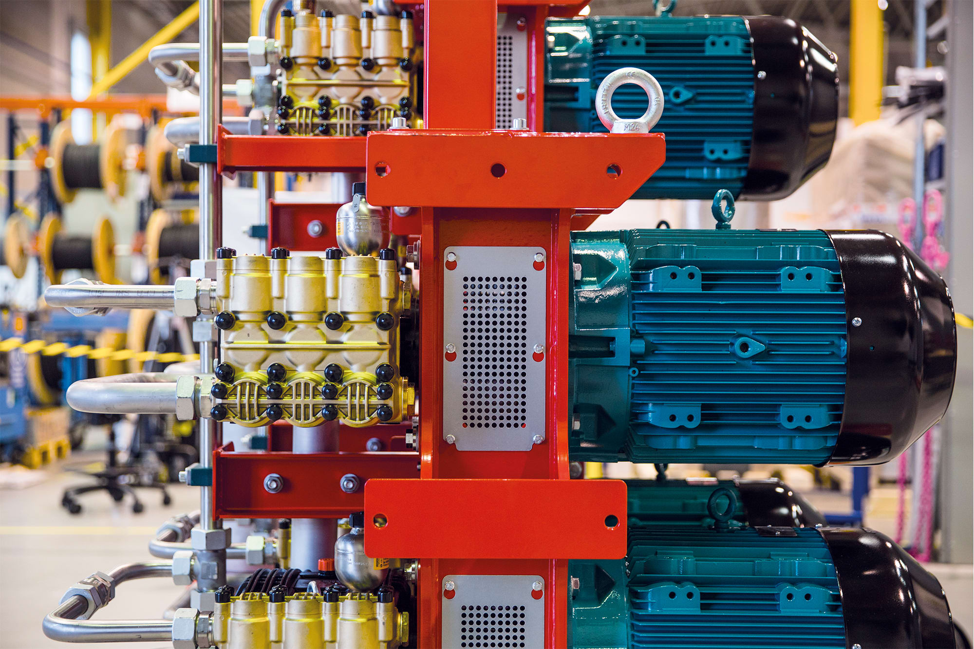 Marioff HI-FOG Electric Pump Unit components.