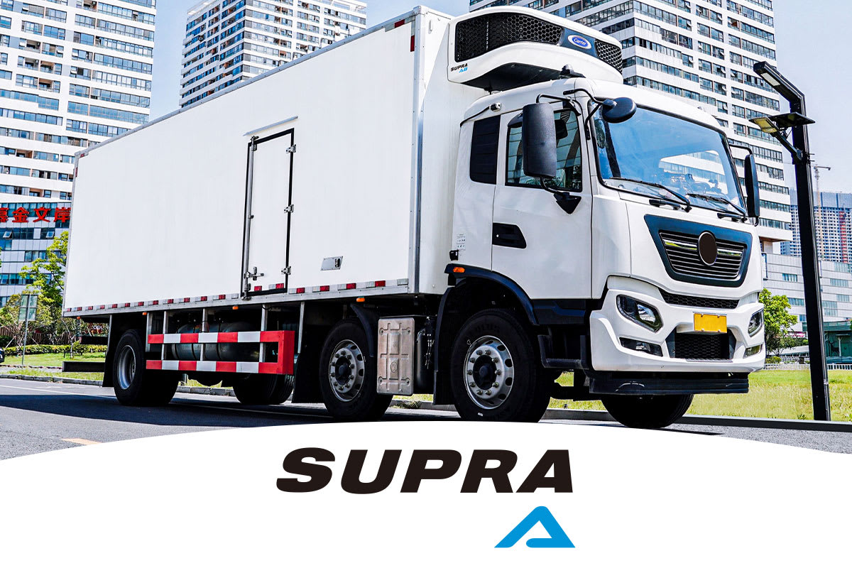 Carrier Supra A Truck Refrigeration Unit graphic with logo