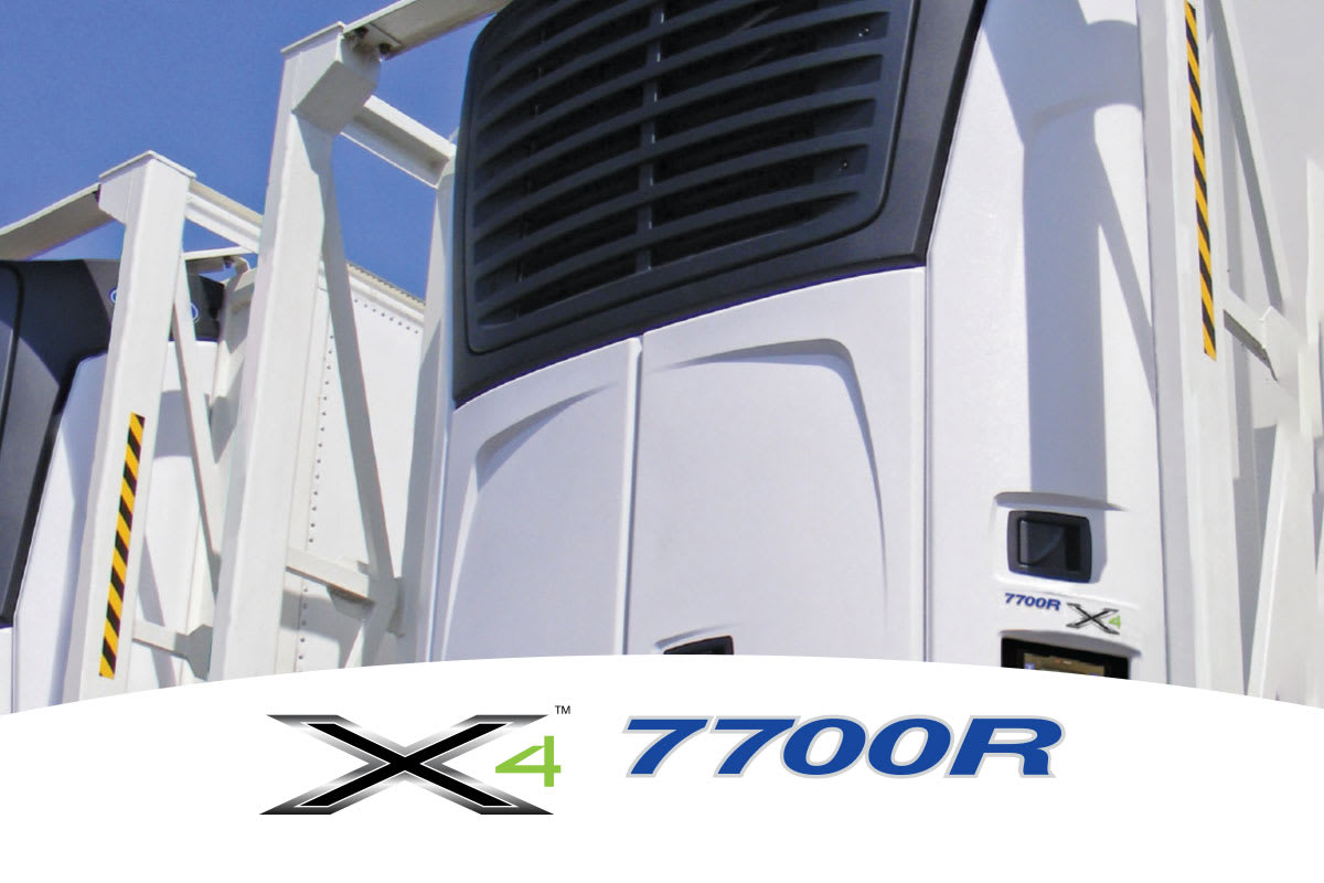 Carrier X4™ 7700R Refrigerated Rail Unit