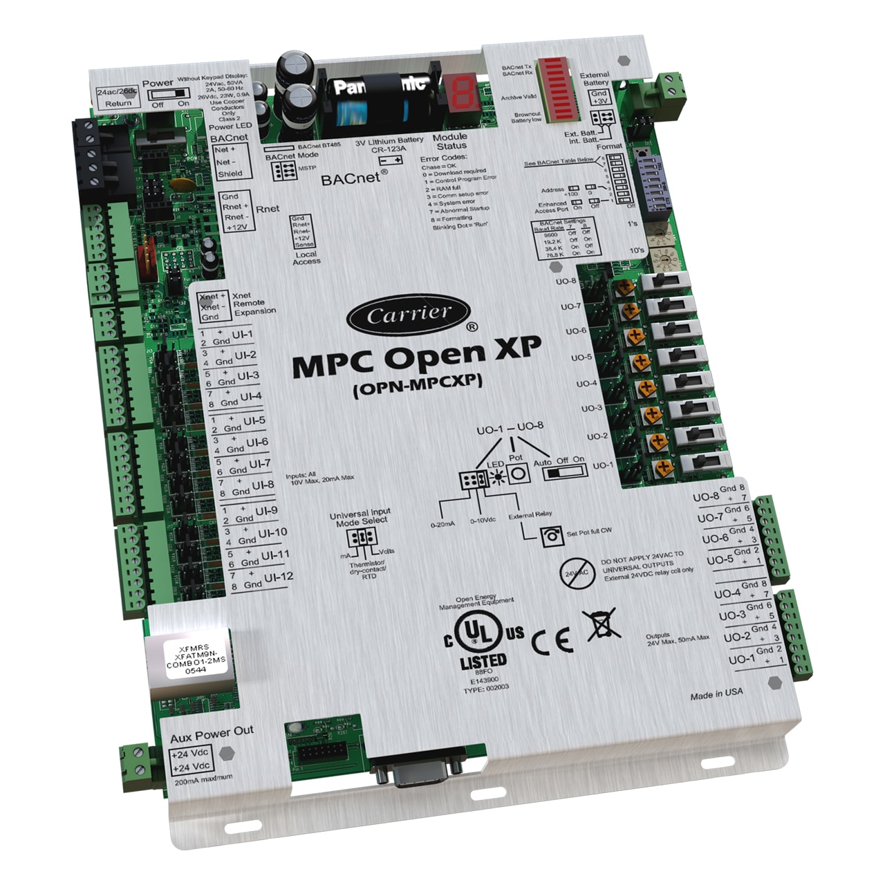 carrier-OPN-MPCXP-ivu-open-multipurpose-programmable-controller