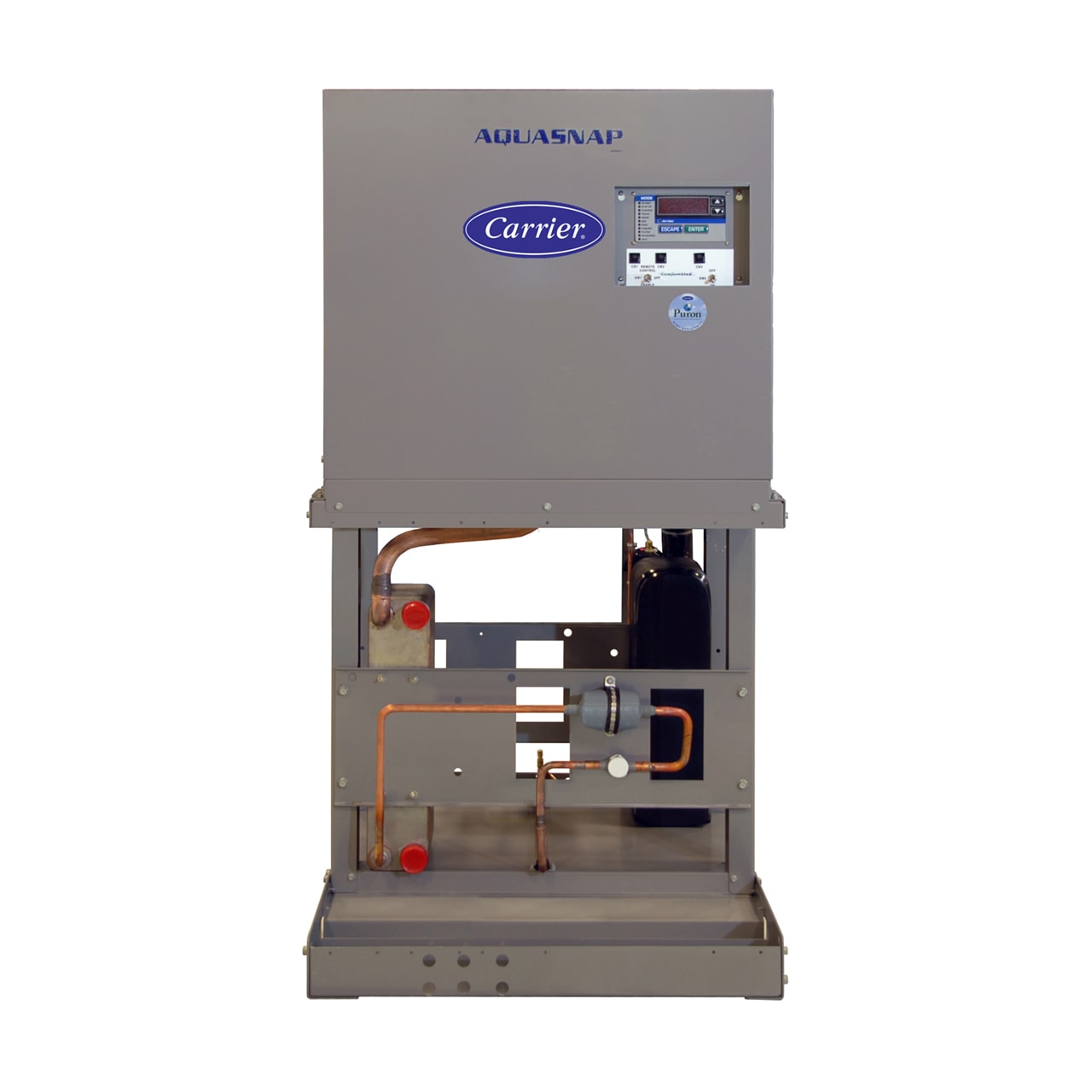 AquaSnap® 30MP packaged liquid and condenserless chillers feature a compact modular design that makes them ideal for easy replacement, retrofit, or new construction applications.