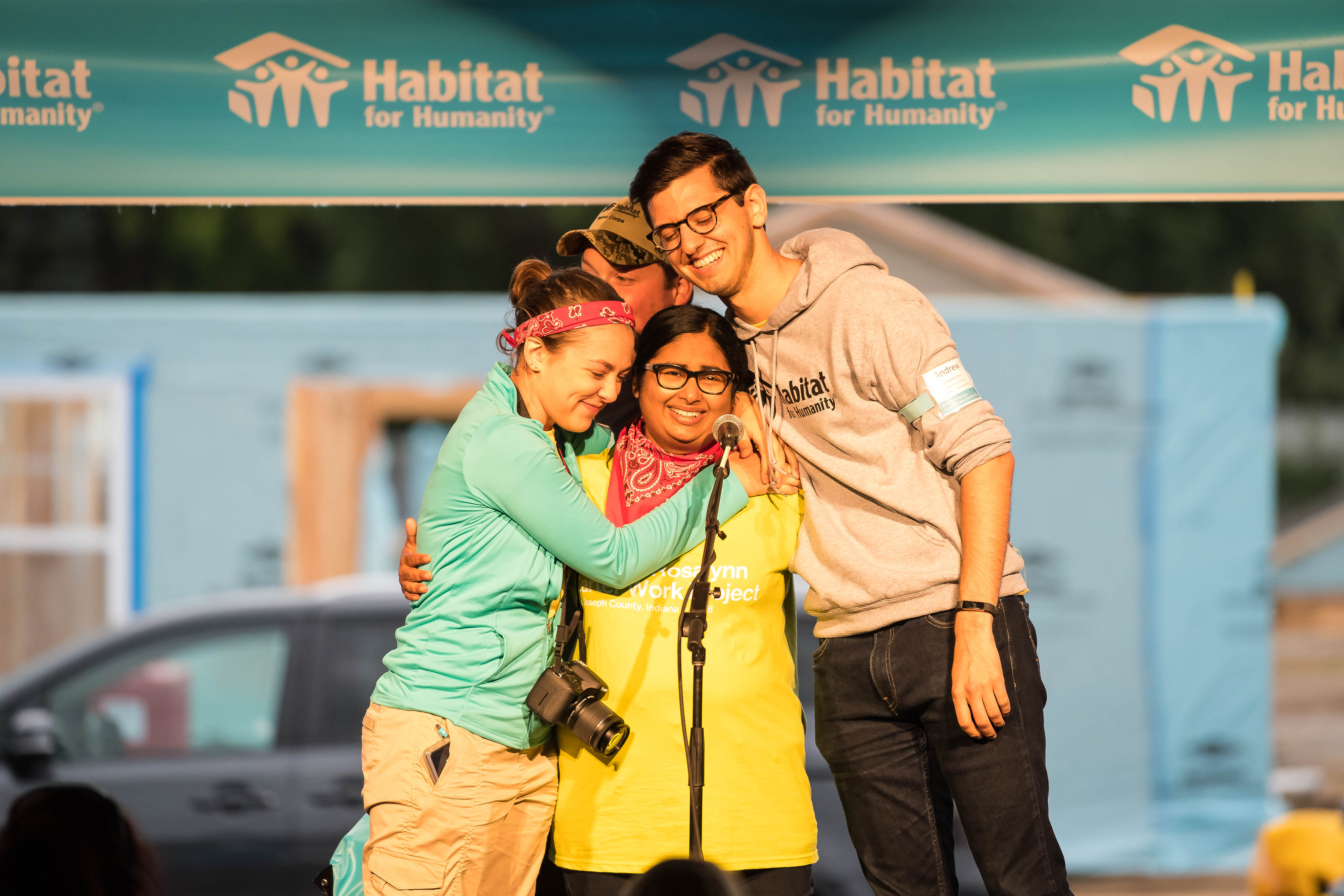 carrier corporation assists with south bend habitat for humanity build