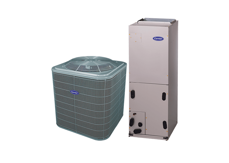 heat pump and 115 volt fan coil