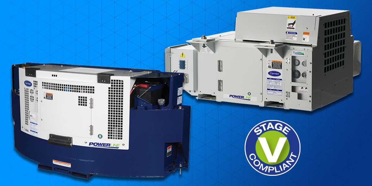 Carrier PowerLINE Series 55 EU Stage V Compliant Generator Sets