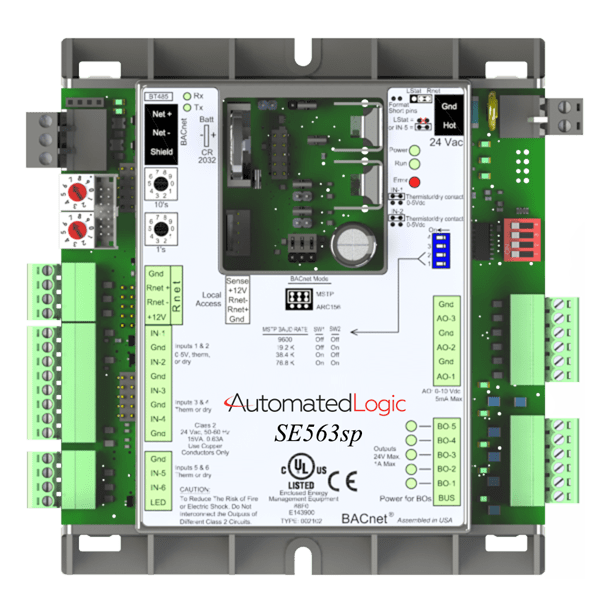 Single Equipment controller model SE563sp