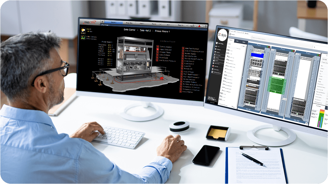 man-working-with-nlyte-software-on-computer