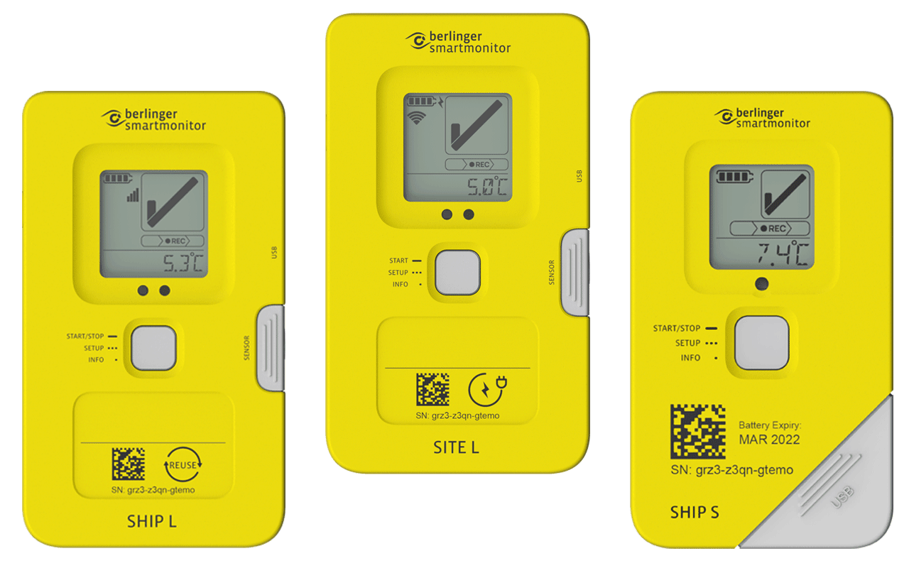 Berlinger SmartMonitor Family - Ship L, Ship S, Site L