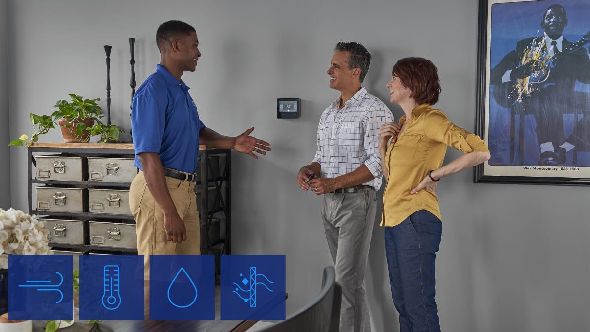 Carrier Healthy Homes. Infinity Control, home demonstration