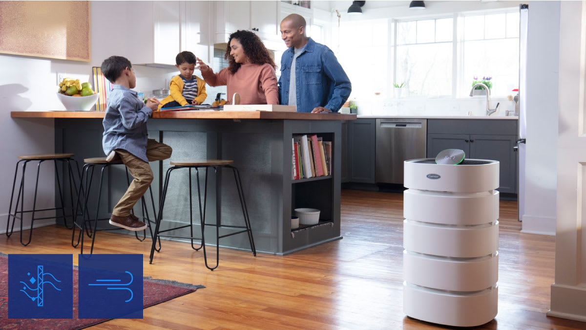 Carrier Healthy Homes family