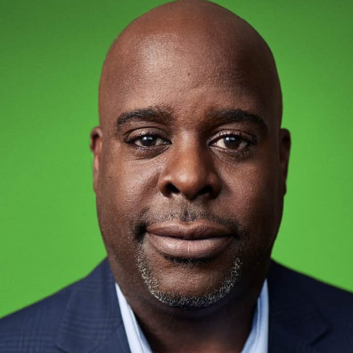 Close up portrait of African-America real estate agent Antwann Rhodes