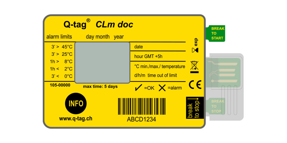 Berlinger Q-tag CLm doc Data Logger