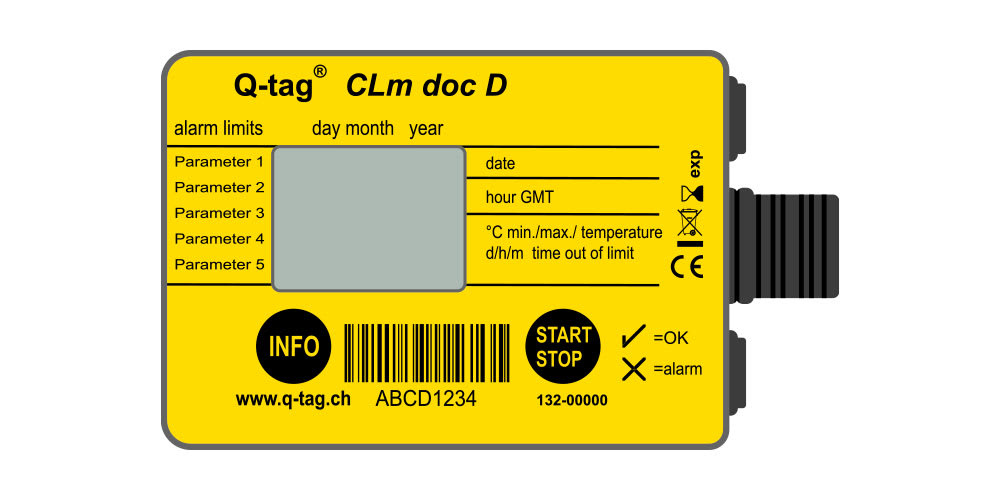 Berlinger Q-tag CLm doc D Data Logger
