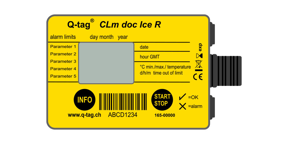 Berlinger Q-tag CLm doc Ice R Data Logger