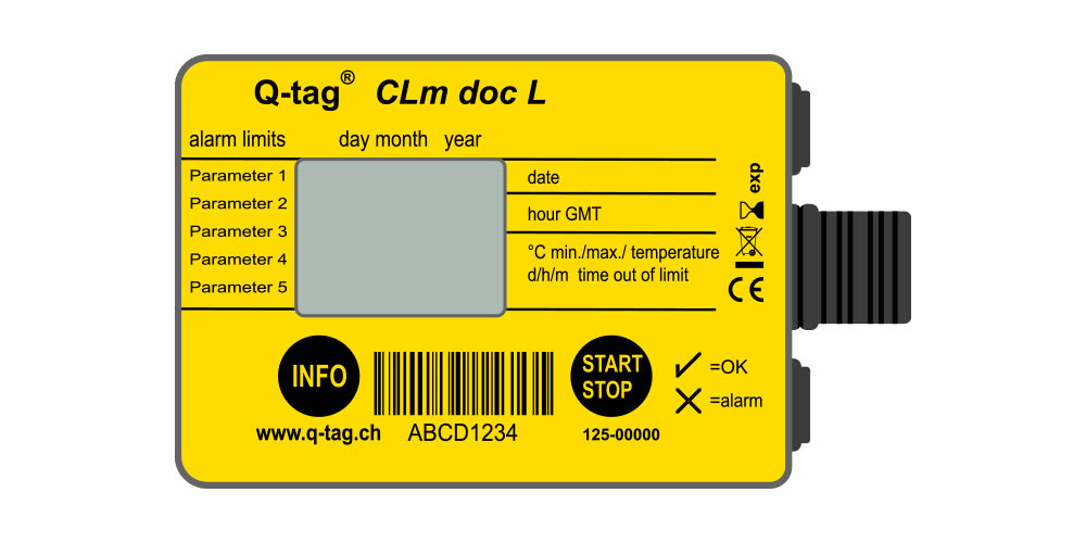Berlinger Q-tag CLm doc L Data Logger