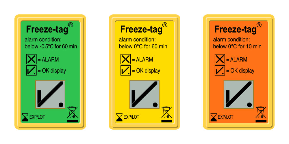 Berlinger Freeze-tag Temperature Indicator