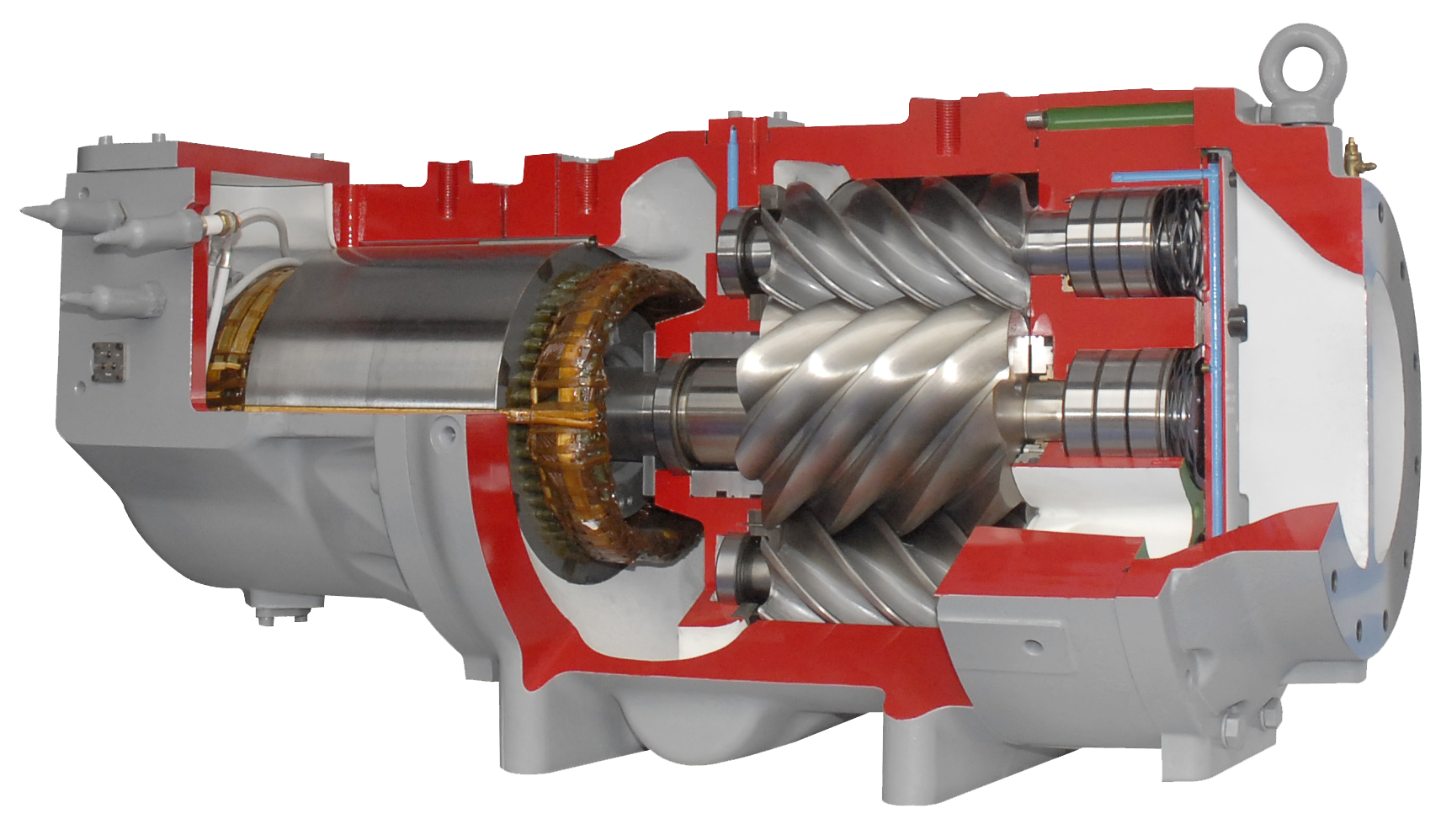 carrier-screw-compressor-cutaway