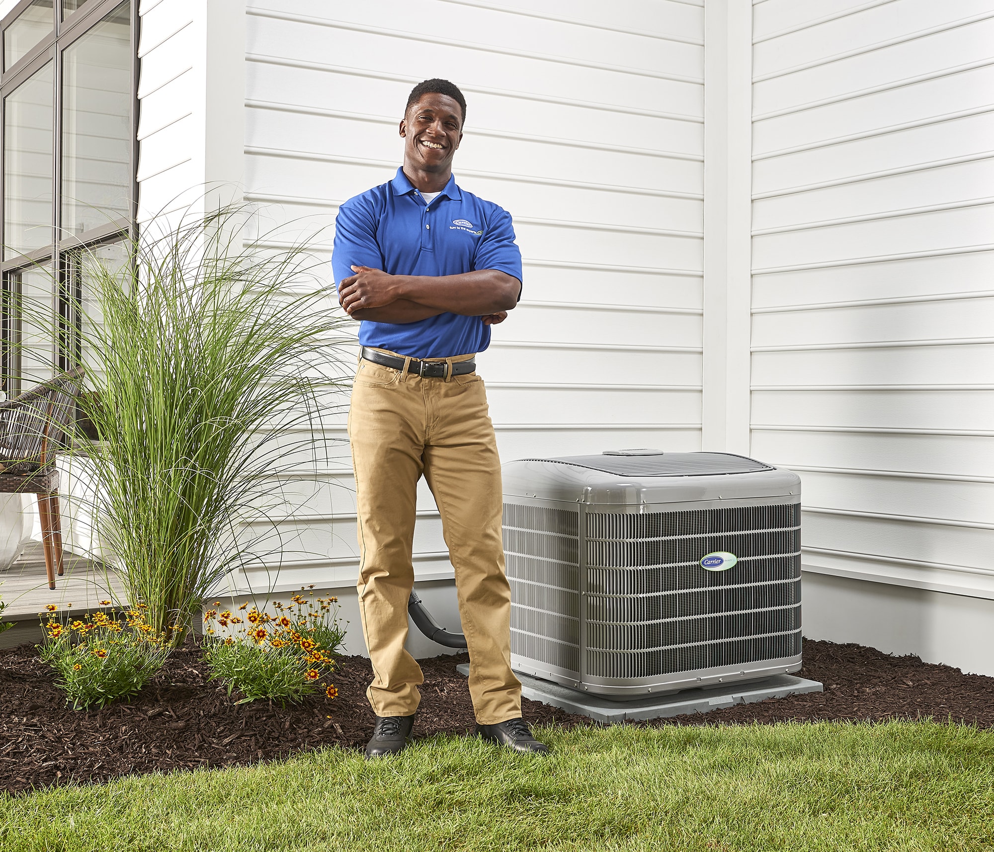 dealer-standing-by-air-conditioner