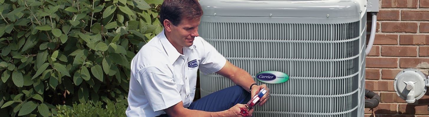 AC unit repair diagnosing problem when air conditioner fan is not working