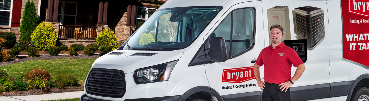 bryant-dealer-van-in-front-of-house