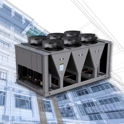 Air-Cooled chiller drawing