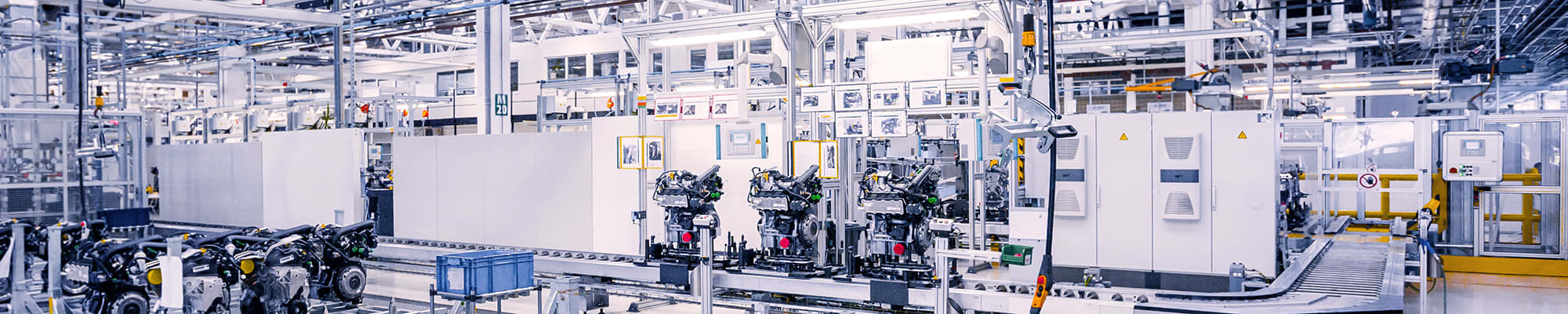 Inside of an equipment manufacturing plant
