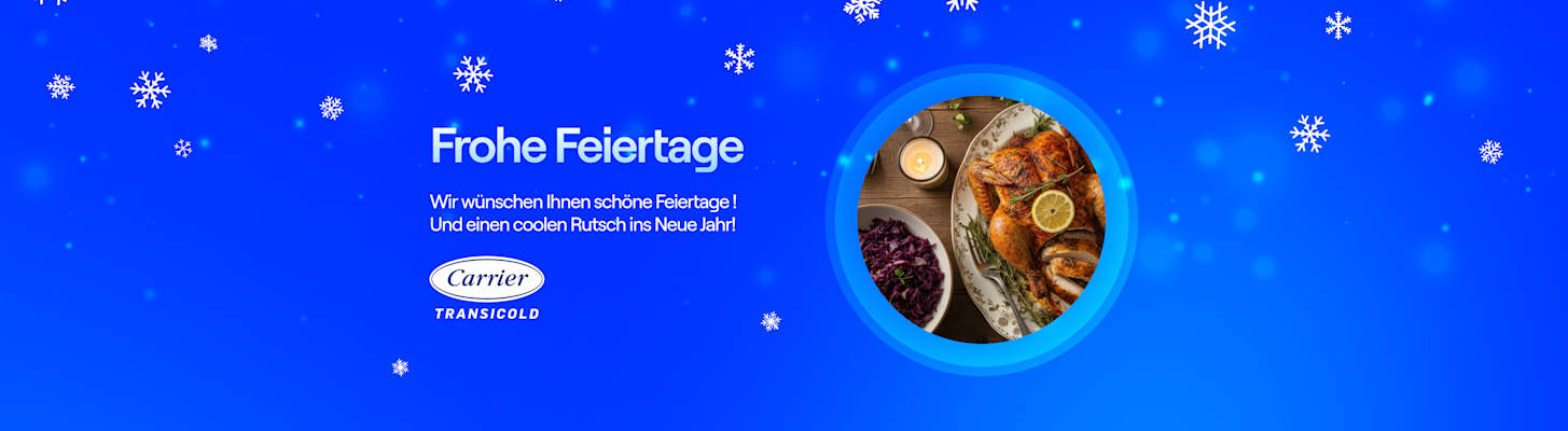 Happy Holidays from Carrier – German
